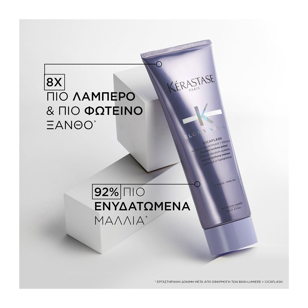 Kerastase Blond Absolu Cicaflash Περιποίηση Βαθιάς Ενδυνάμωσης Για Βαμμένα Ξανθά Μαλλιά 250ml