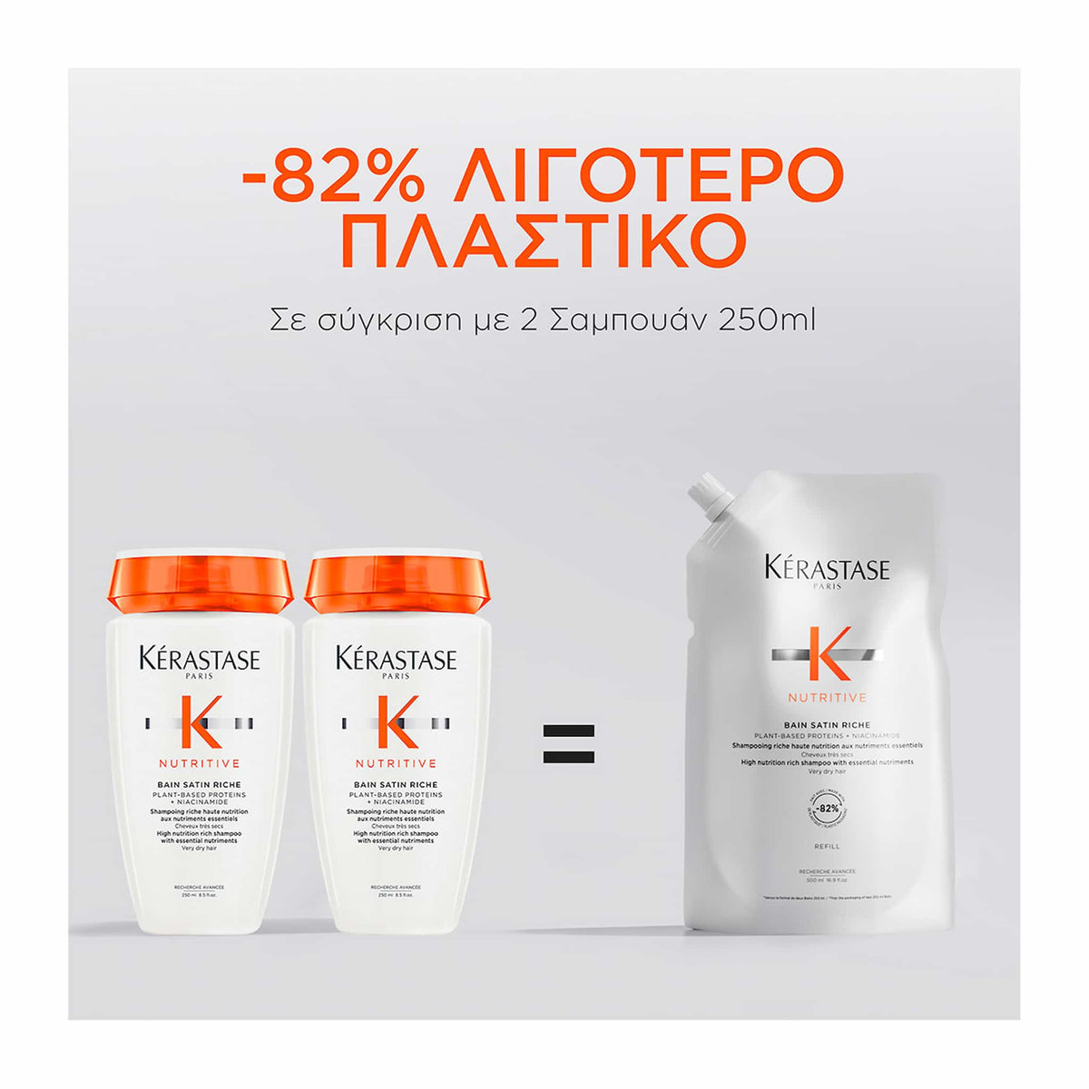 Kerastase Nutritive Refill Bain Satin Riche Σαμπουάν με Θρεπτικά Συστατικά για Πολύ Ξηρά Μαλλιά 500ml 4