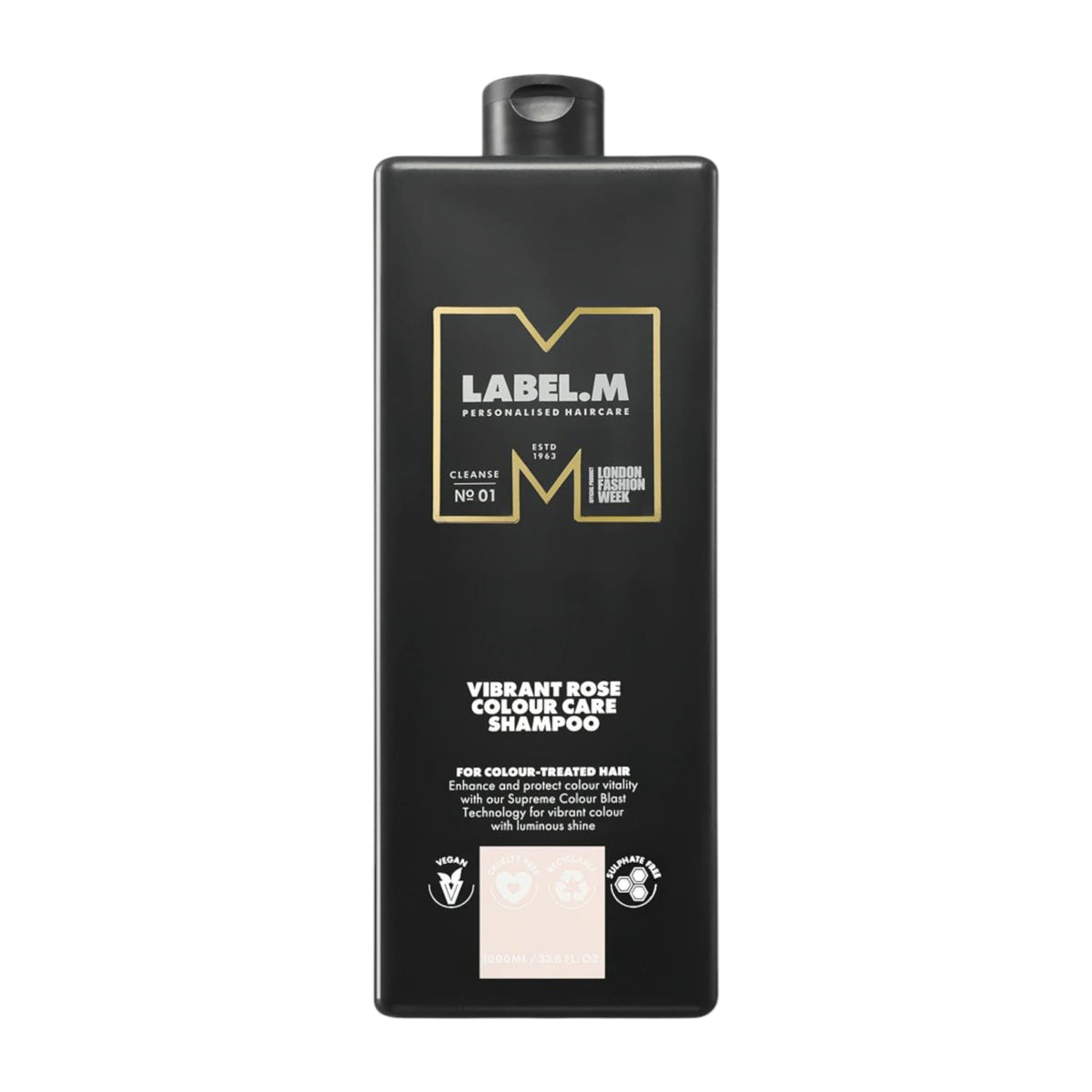 Label.m Vibrant Rose Colour Care Shampoo 1000ml 1