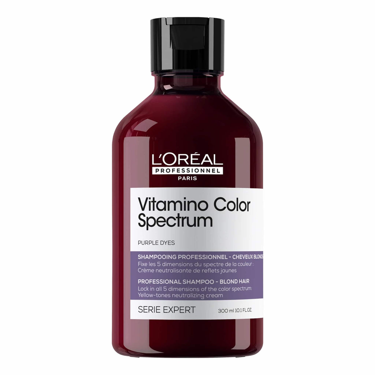 L'Oreal Professionnel Serie Expert Vitamino Color Spectrum Σαμπουάν Με Μωβ Χρωστικές Για Ξανθά Μαλλιά 300ml 1
