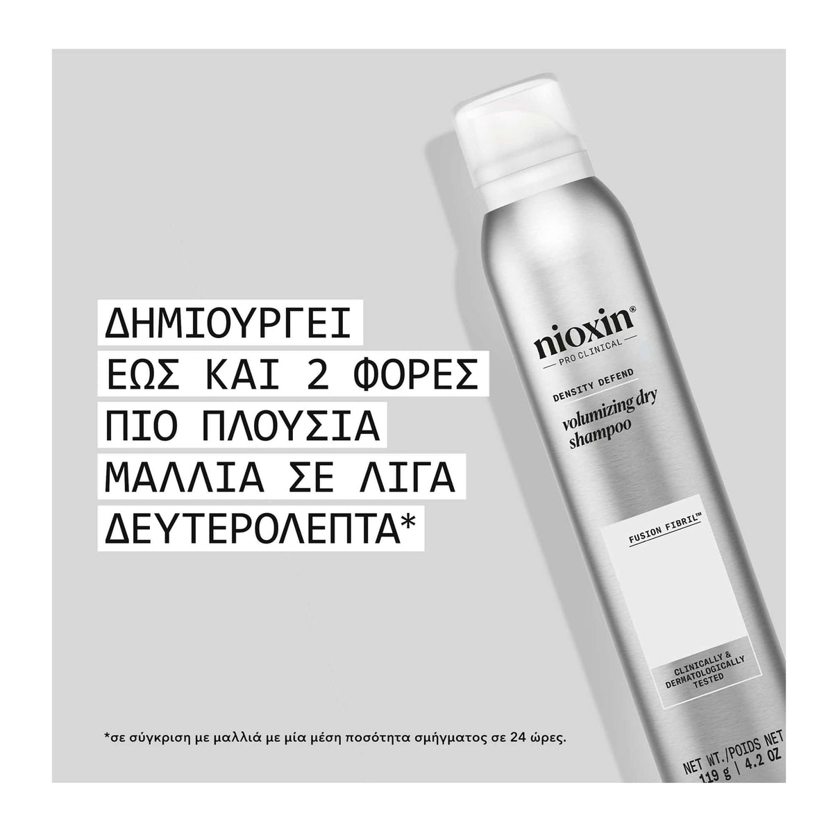Nioxin Volumizing Dry Shampoo Όγκου για Λιπαρά Μαλλιά 180ml