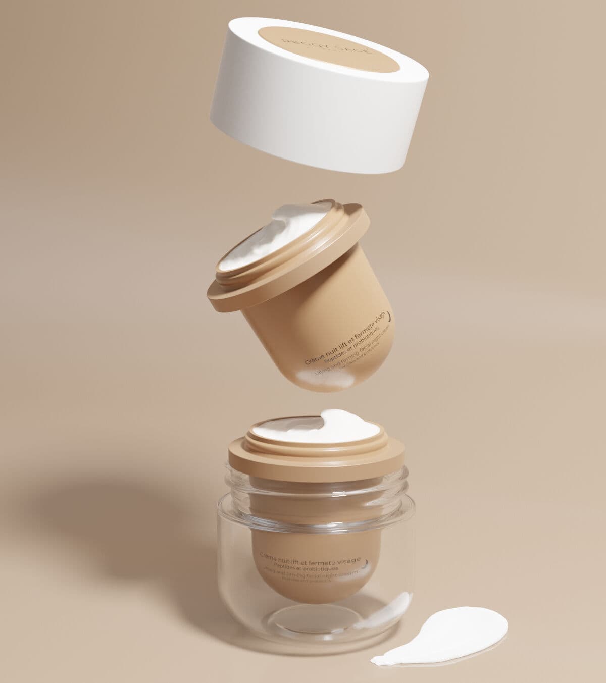 Peggy Sage Idealift Lifting and Firming Night Cream Refill Ανταλλακτικό Κρέμα Νύχτας με Πεπτίδια και Προβιοτικά 50ml 2