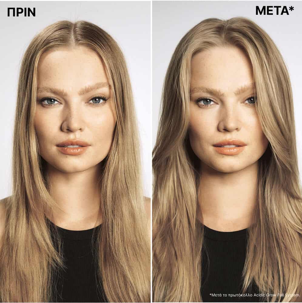 Redken Acidic Grow Full System Σαμπουάν Πύκνωσης για Λεπτά Μαλλιά 300ml 3