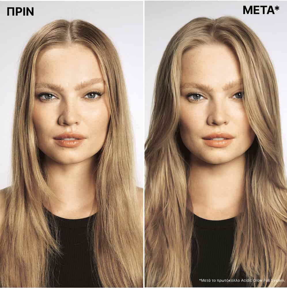 Redken Acidic Grow Full System Serum Ορός Αναζωογόνησης και Ενυδάτωσης για Λεπτά Μαλλιά 100ml 3