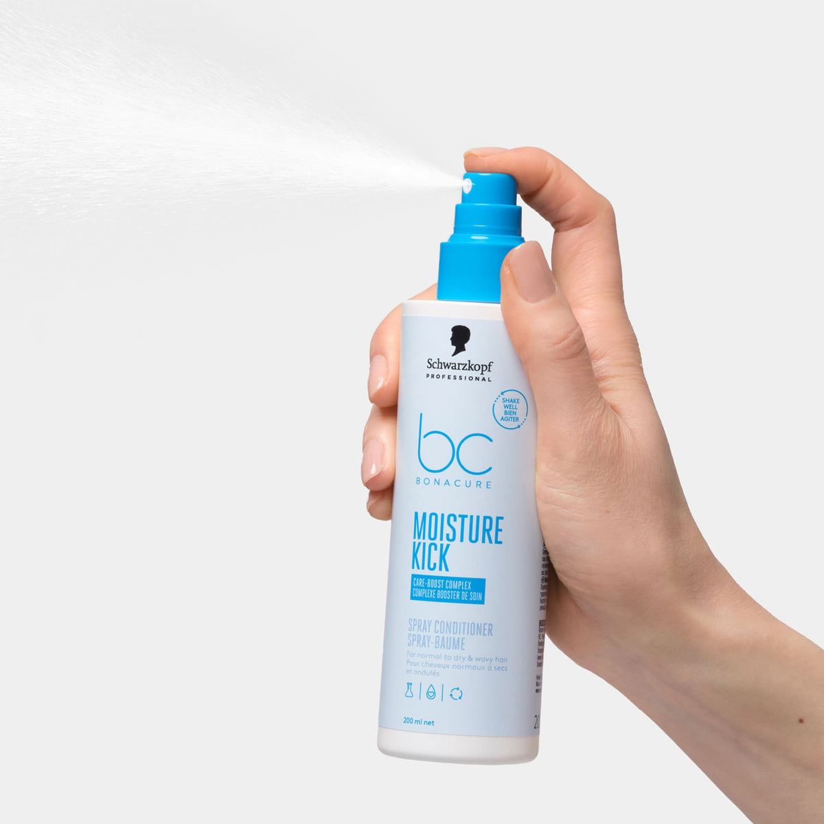 Schwarzkopf Professional Bc Bonacure Moisture Kick Spray Conditioner Care-Boost Complex 200ml