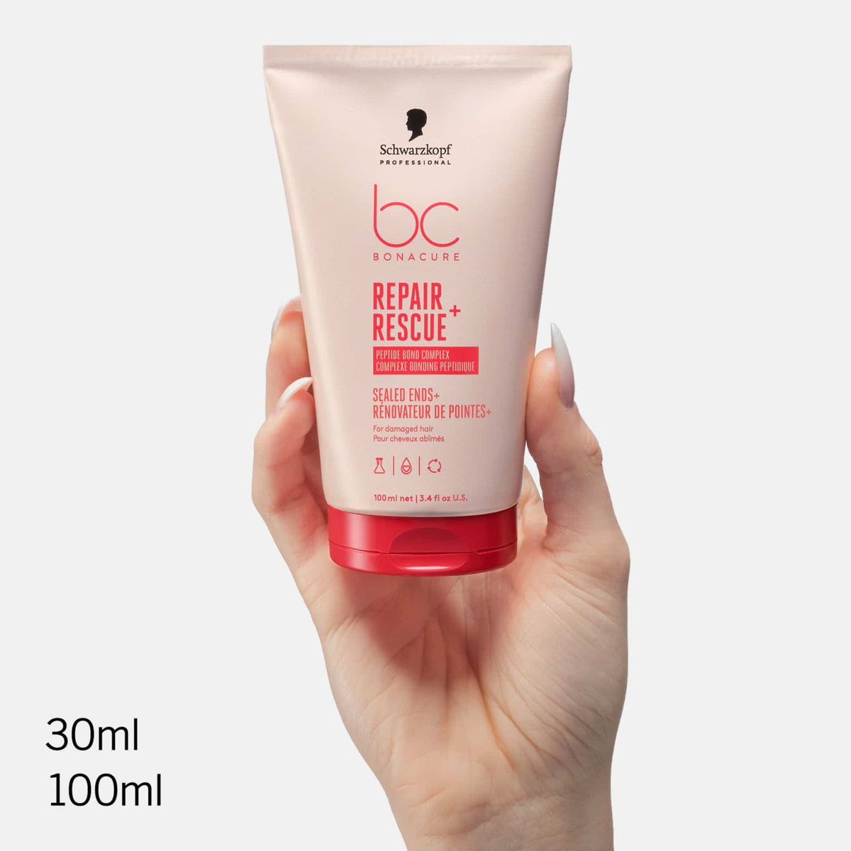 Schwarzkopf Professional BC Bonacure Repair Rescue+ Sealed Ends Serum Κατά της Ψαλίδας 100ml 2