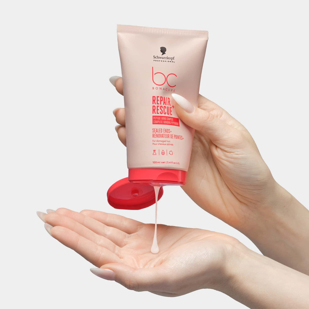 Schwarzkopf Professional BC Bonacure Repair Rescue+ Sealed Ends Serum Κατά της Ψαλίδας 100ml 4