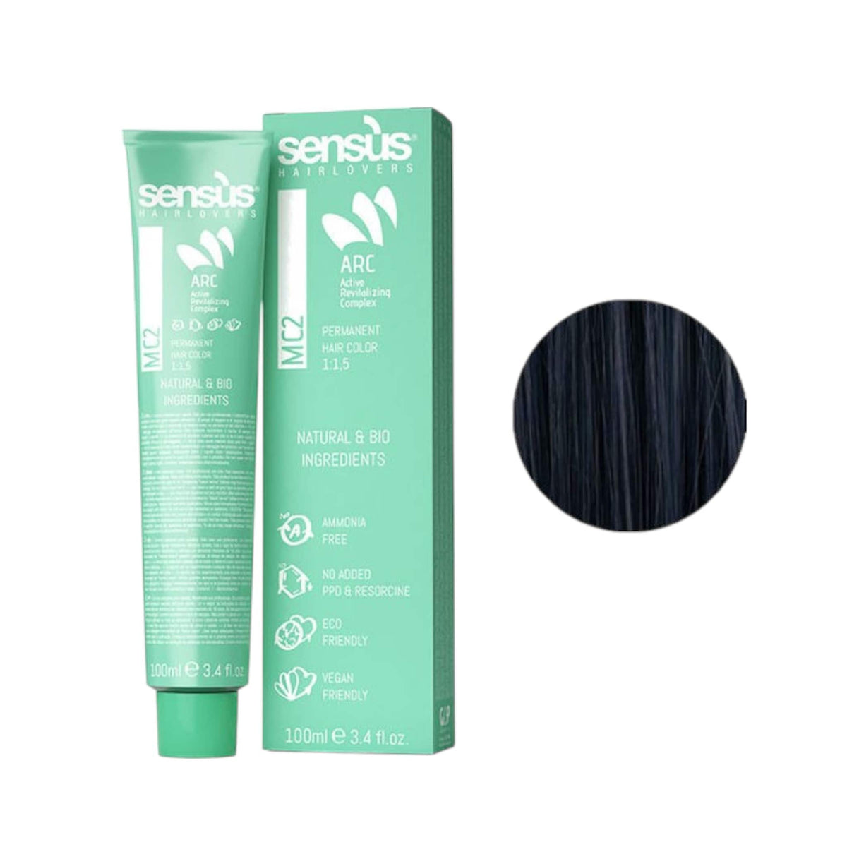 Sensus Mc2 Permanent Hair Color Βαφή Χωρίς Αμμωνία 100ml