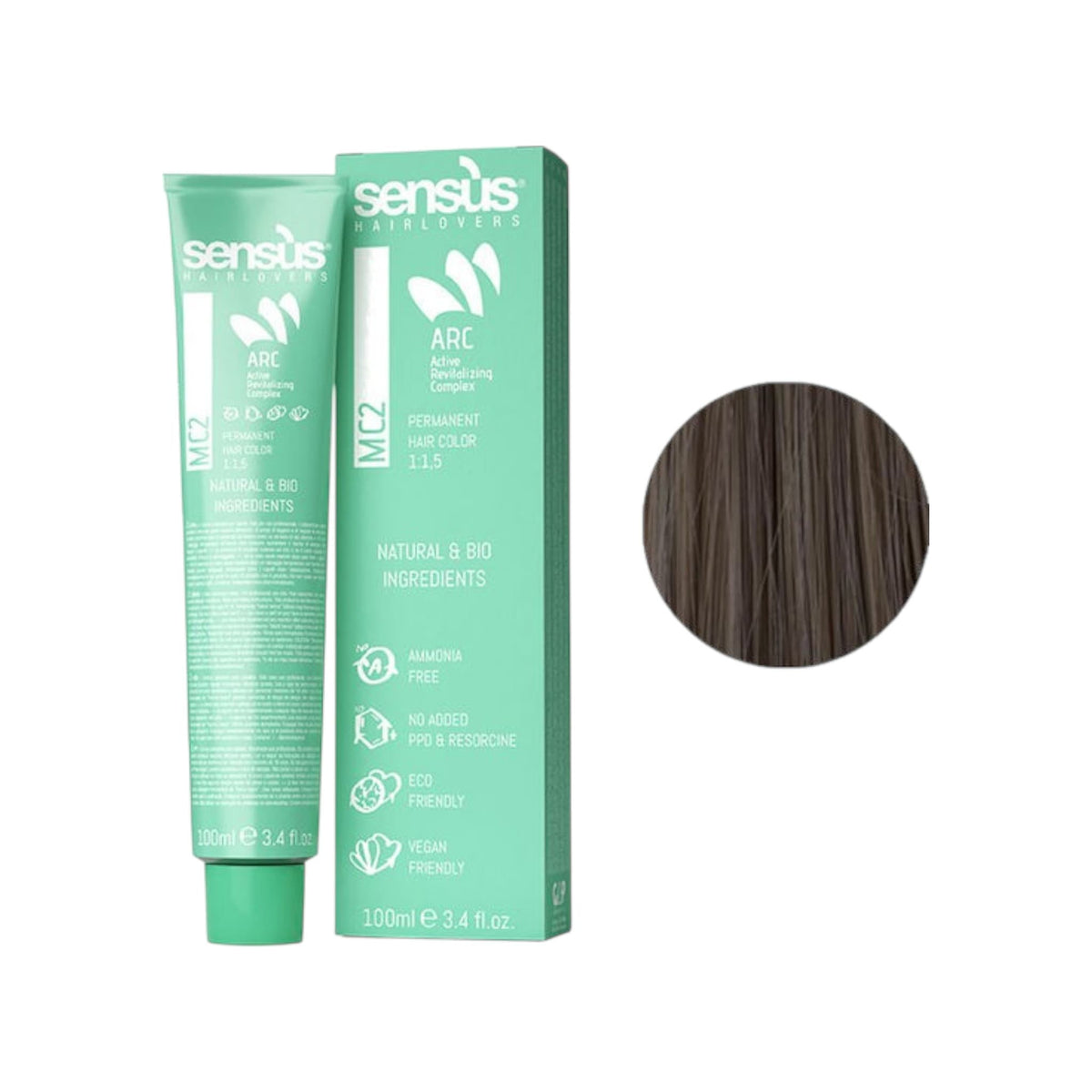 Sensus Mc2 Permanent Hair Color Βαφή Χωρίς Αμμωνία 100ml