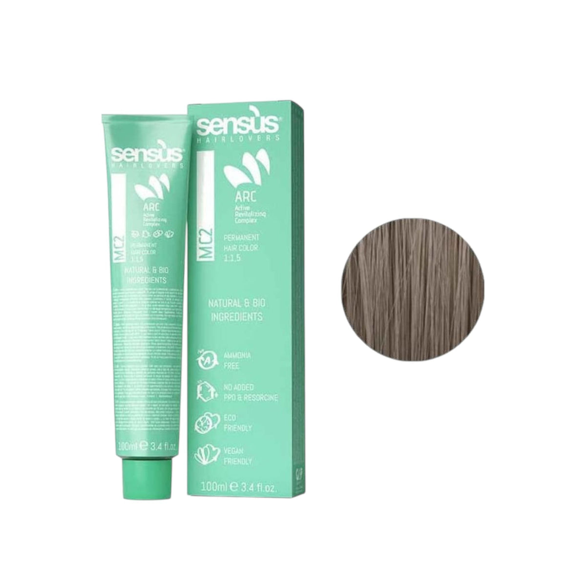 Sensus Mc2 Permanent Hair Color Βαφή Χωρίς Αμμωνία 100ml