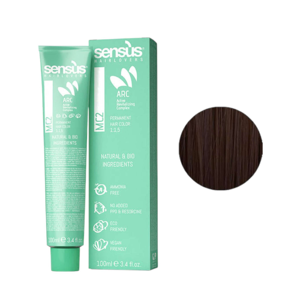 Sensus Mc2 Permanent Hair Color Βαφή Χωρίς Αμμωνία 100ml
