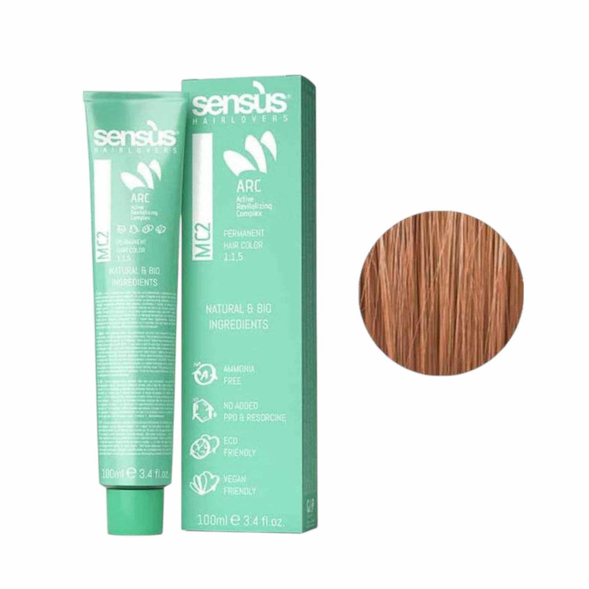 Sensus Mc2 Permanent Hair Color Βαφή Χωρίς Αμμωνία 100ml