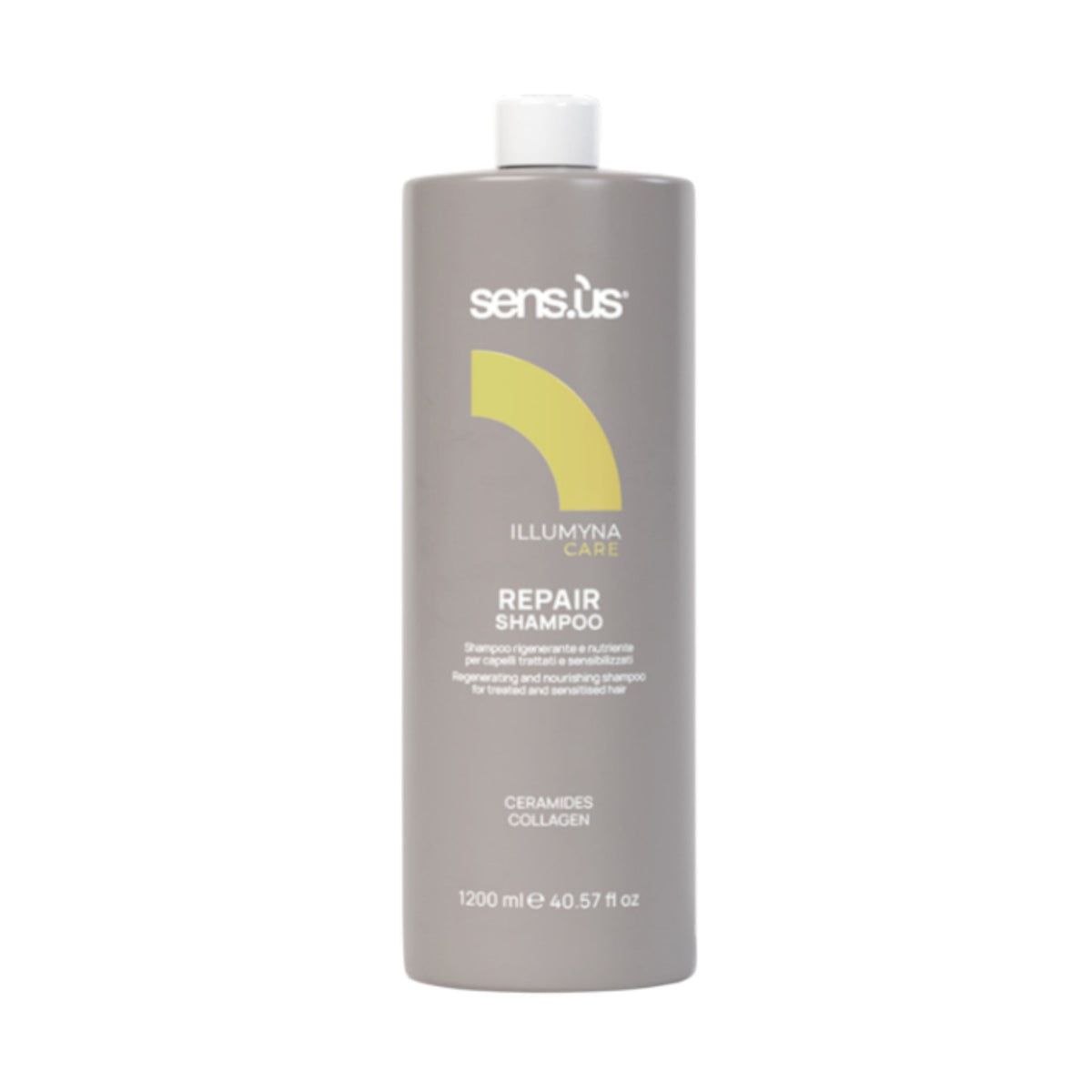 Sensus Illumyna Care Repair Shampoo Σαμπουάν Επανόρθωσης για Ταλαιπωρημένα Μαλλιά 1200ml 1
