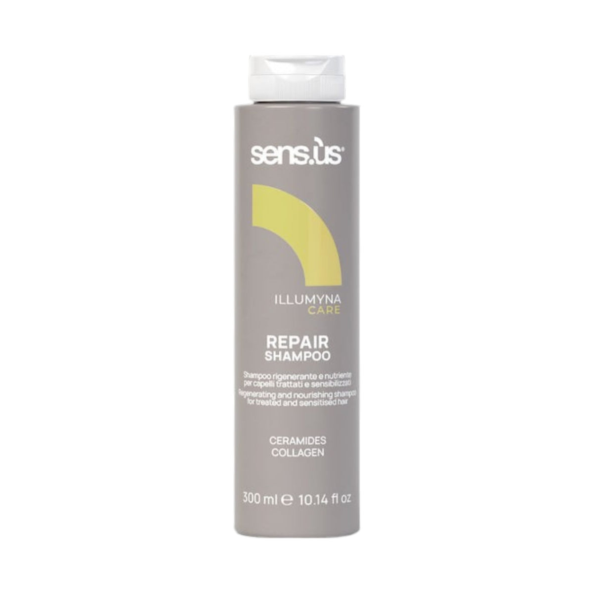 Sensus Illumyna Care Repair Shampoo Σαμπουάν Επανόρθωσης για Ταλαιπωρημένα Μαλλιά 300ml 1