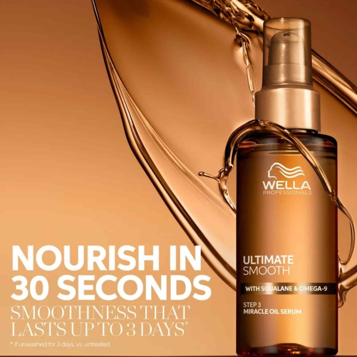 Wella Professionals Ultimate Smooth Miracle Oil Serum Ελιξίριο Λείανσης για Μαλλιά με Φριζάρισμα 100ml