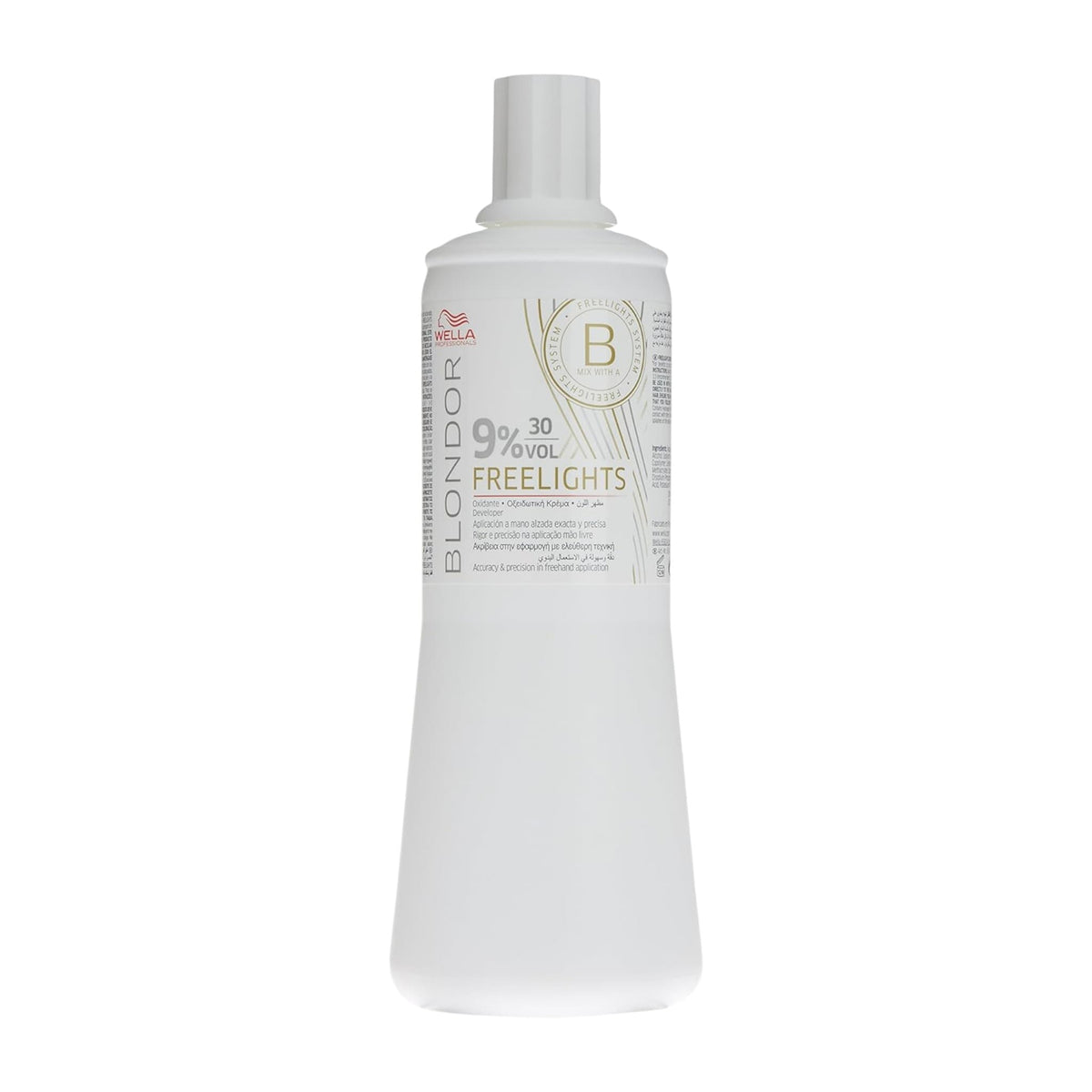 Wella Professionals Blondor Freelights Οξειδωτική Κρέμα 30vol 9% 1000mlΤο Wella Professionals Blondor Freelights 20vol 6% είναι 1