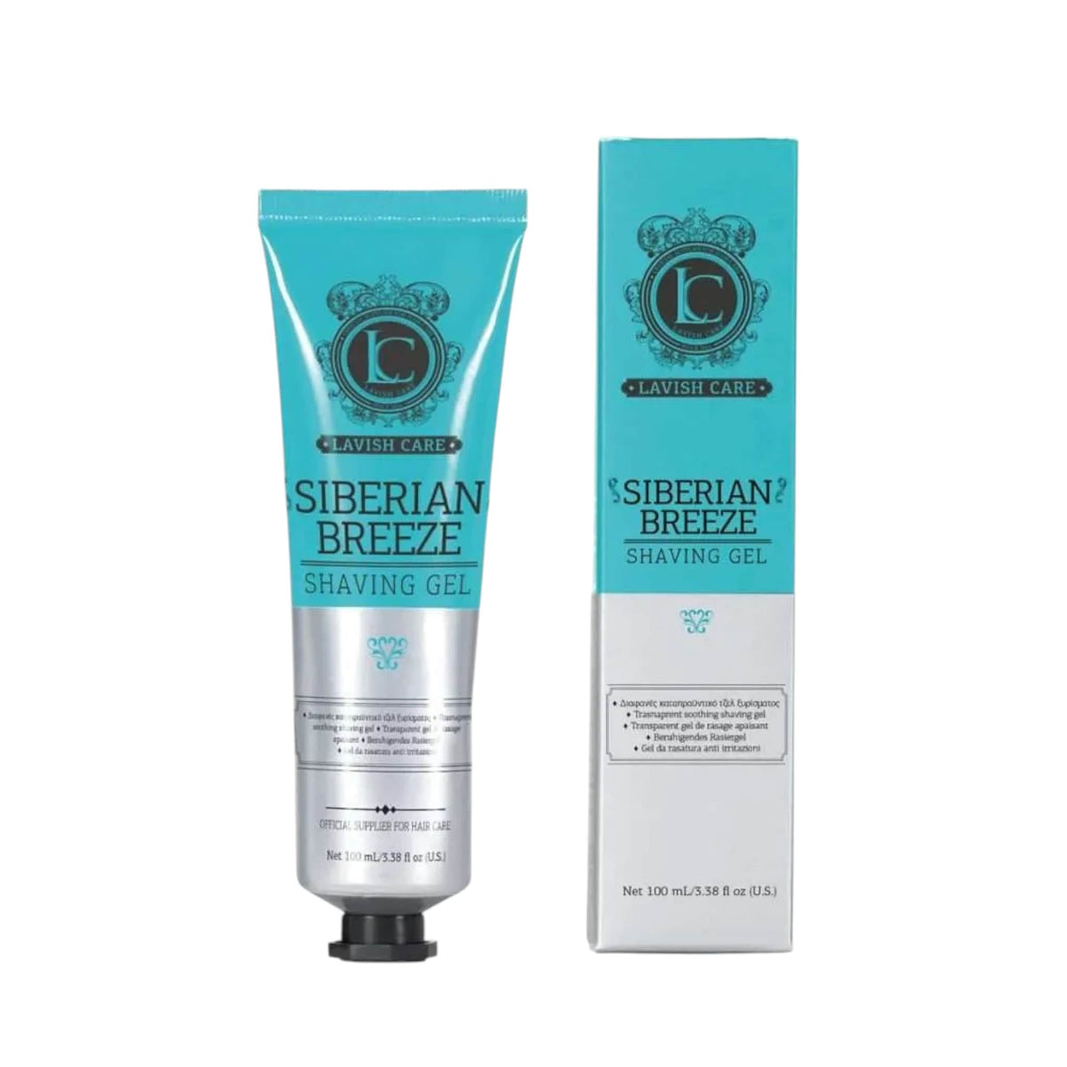 Lavish Care Siberian Breeze Shaving Gel Διαφανές Καταπραϋντικό Τζελ Ξυρίσματος 100ml 1