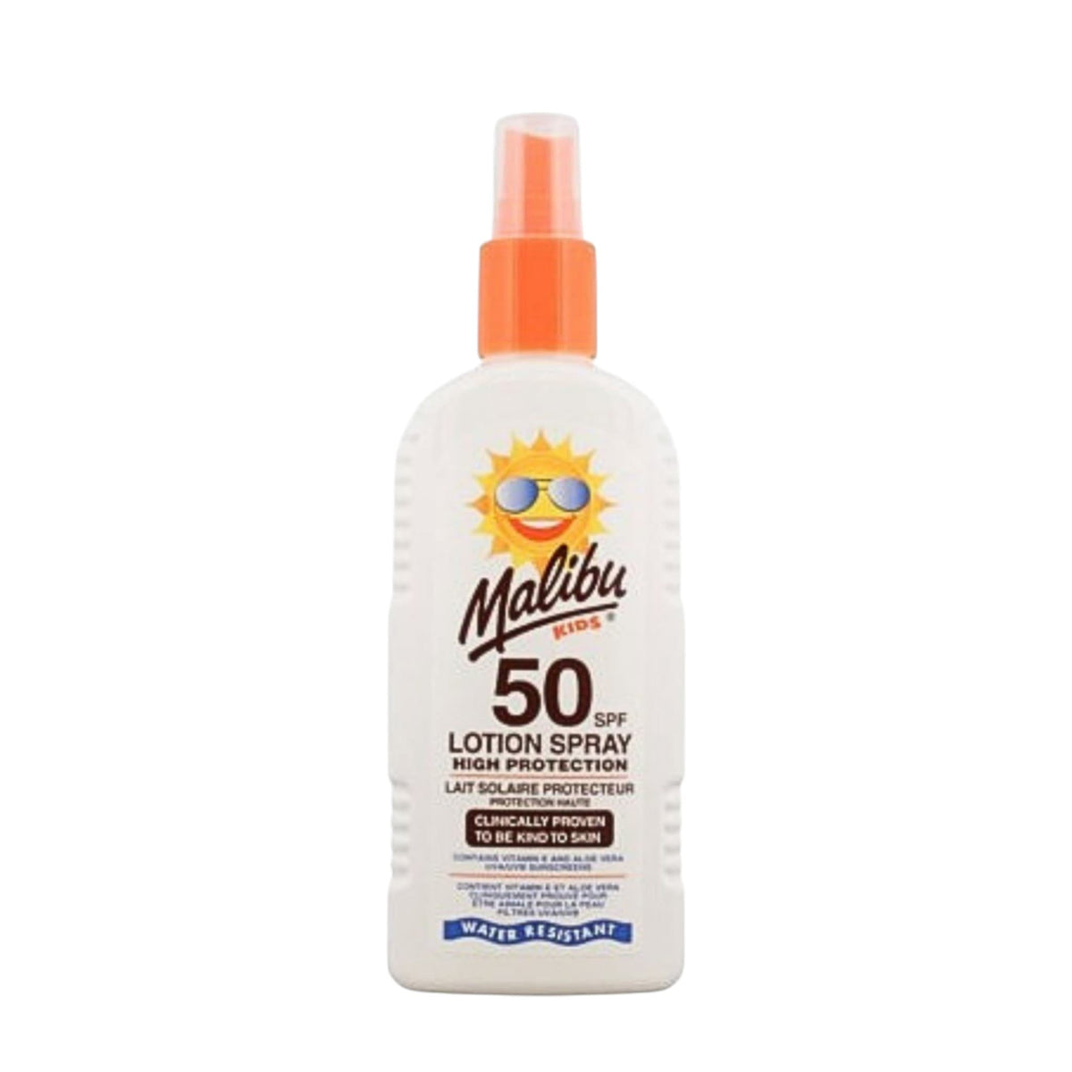Malibu Protective Lotion Spray for Kids Αντηλιακή Λοσιόν σε Σπρέι για Παιδιά με SPF50 200ml 1