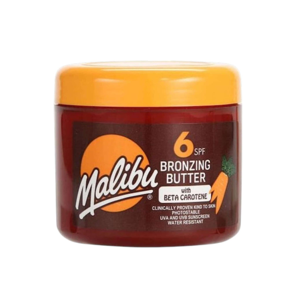 Malibu Bronzing Butter Βούτυρο Μαυρίσματος με Βήτα Καροτίνη SPF6 300ml 1