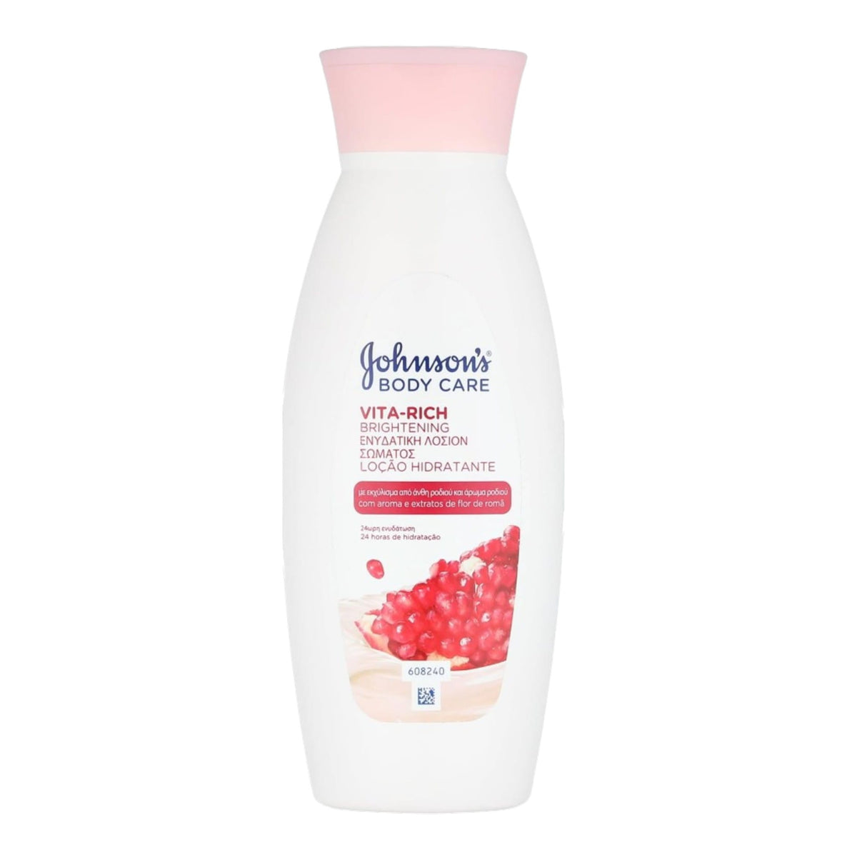 Johnson's Body Care Vita-Rich Brightening Ενυδατική Λοσιόν Σώματος με Άρωμα Ρόδι 250ml 1