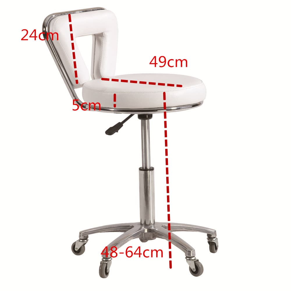 Salon Pro Economy Series Stool Star 9266 by GL Επαγγελματικό Σκαμπό Κομμωτηρίου με Ρυθμιζόμενο Ύψος 2