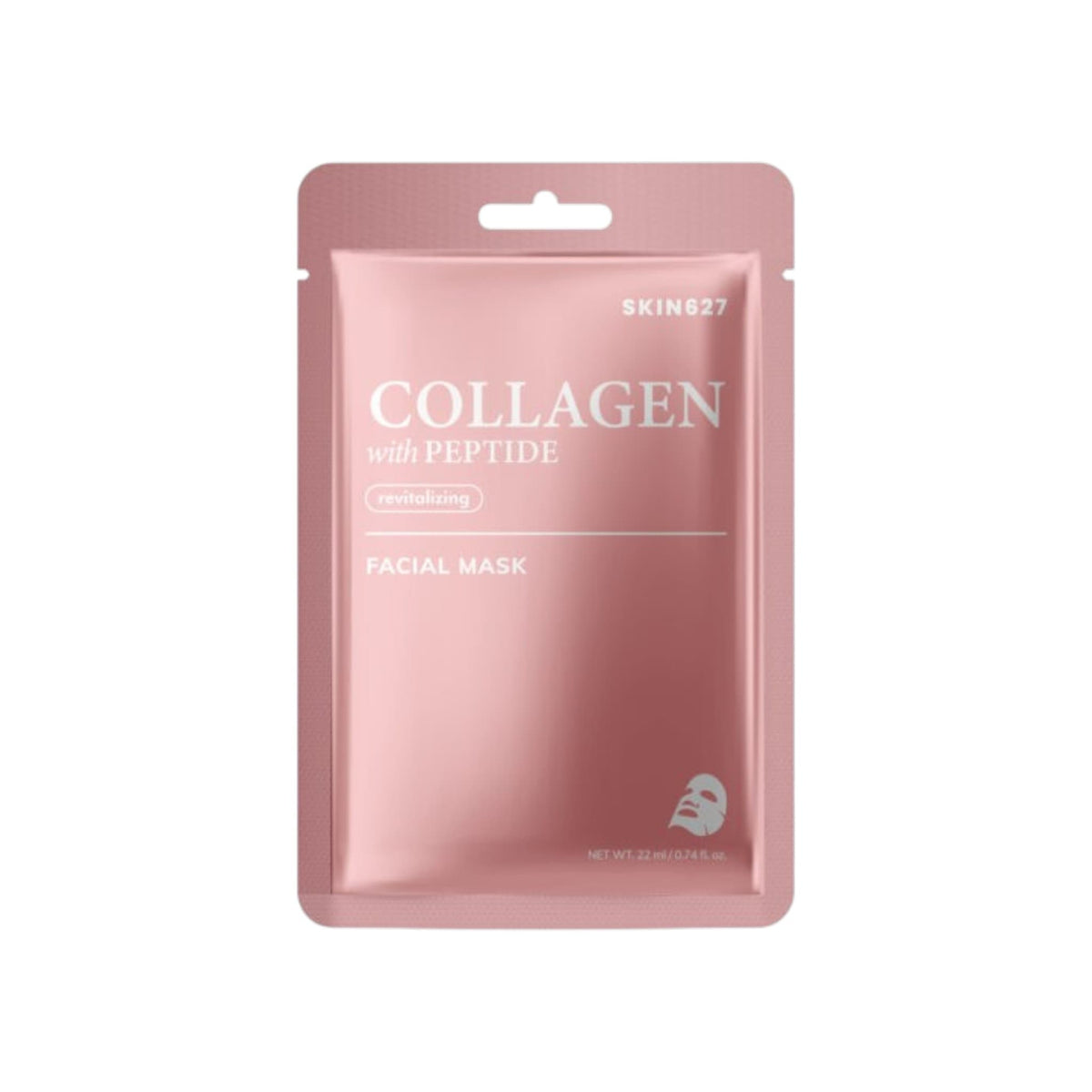 SKIN627 Face Mask Collagen with Peptide Μάσκα Προσώπου με Κολλαγόνο & Πεπτίδια 22ml 1