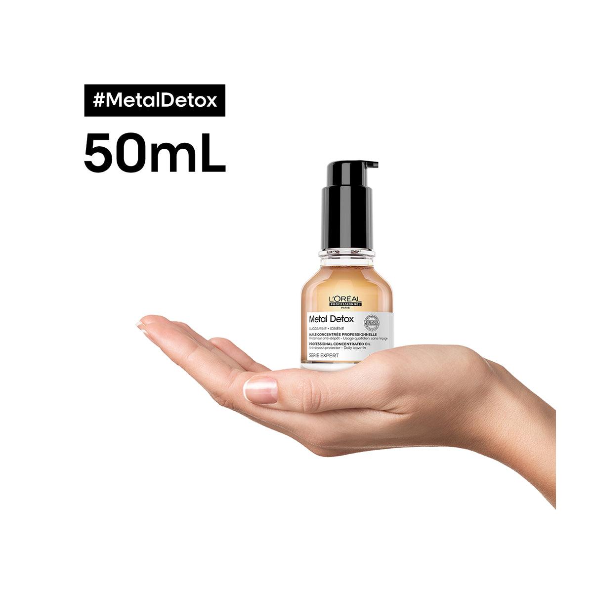 L'Oreal Professionnel Serie Expert Metal Detox Συμπυκνωμένο Λάδι Αποτοξίνωσης για Βαμμένα Μαλλιά 50ml