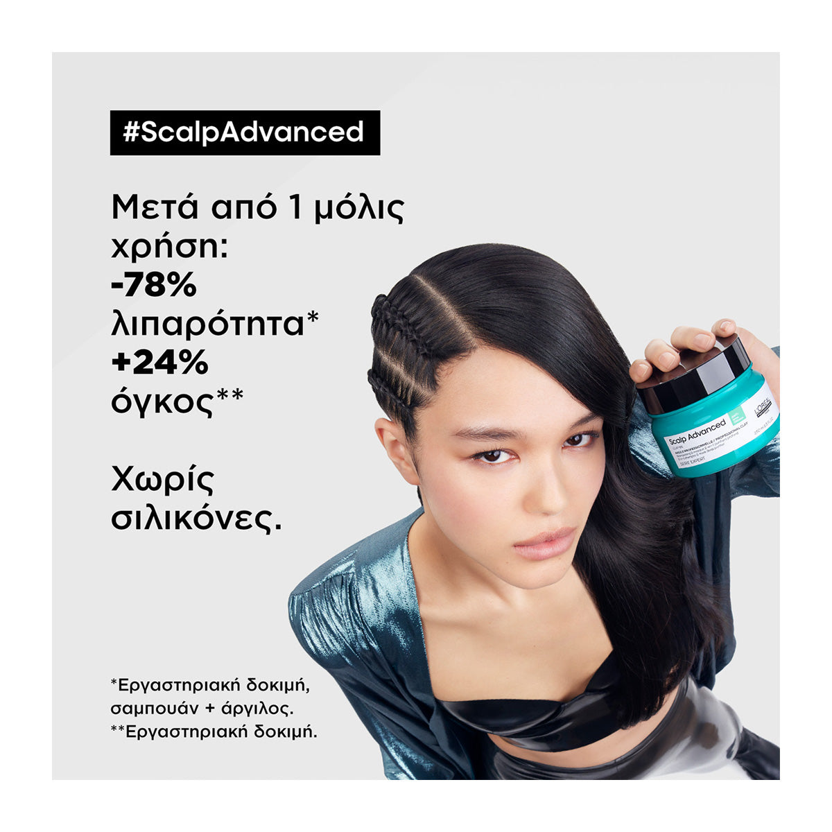 L'Oreal Professionnel Serie Expert Scalp Anti-Oily Αργιλος Κατά της Λιπαρότητας 250ml