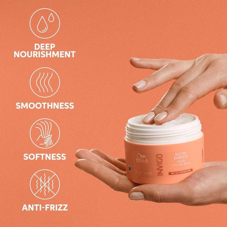 Wella Professionals Invigo Nutri Enrich Μάσκα Βαθιάς Θρέψης Για Ξηρά Μαλλιά 150ml